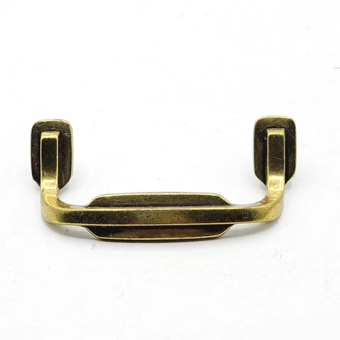 Vintage BRASS Drawer Pull Hardware Reclaimed Replacement Salvage 3" SINGLE ONLY Cover