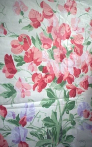 Liberty of London Sweet Pea chintz fabric vintage 7+ yards - Picture 1 of 10