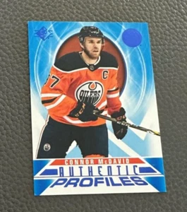 2020-21 Upper Deck SP Authentic Profiles Blue #AP-1 Connor McDavid - Edmonton - Picture 1 of 2