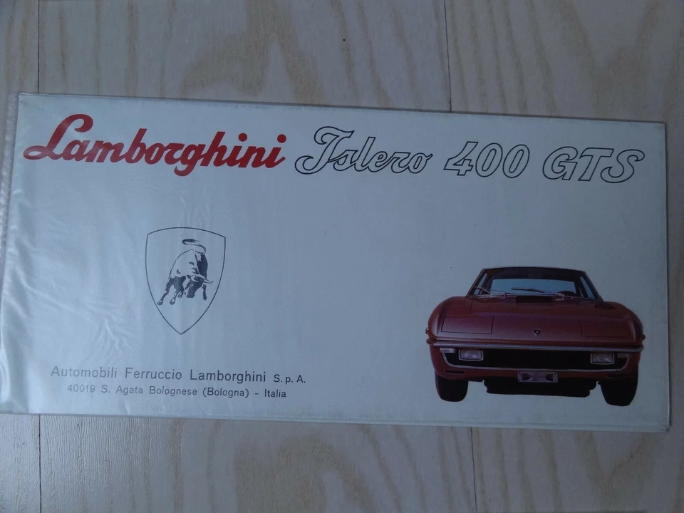 LAMBORGHINI ISLERO 400 GTS CATALOG IN GOOD CONDITION 1969? - Image 1 of 1