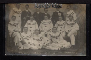 Oswestry - Merry Mascots & Orchestra - postal fotográfica real - Imagen 1 de 1