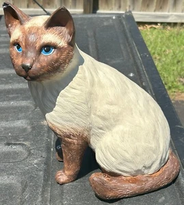 Vintage siamesische 13x10" Katze Statue - so verdammt süß!!! - Bild 1 von 5