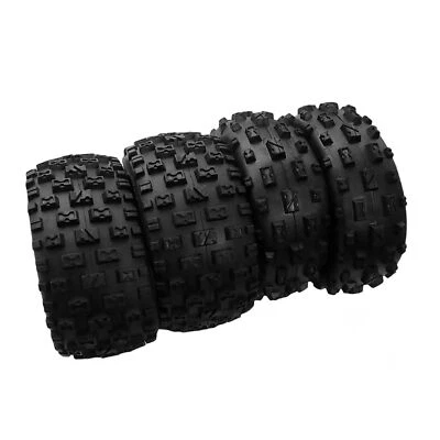 Vorderseite Rückseite Knobby Reifen Haut 4pc für 1/5 Hpi Rofun RV Km Baja 5b - Bild 1 von 4