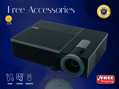 3500 ANSI DLP Projector Portable for Media Events & Shows 1080p HDMI USB - Image 1 of 4