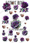 GOTHIC ROSE Rice paper for decoupage/scrap booking/shabby chic/paper/card
