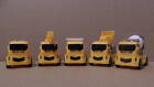 Cash On Delivery Working Vehicle Set Of 5 Mixer Truck Dump Tank Unique Aerial Wo