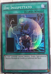 Carta YU-GI-OH! YU GI OH Dai Inaspettato CROS-it065 prima edizione - Imagen 1 de 2
