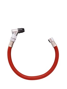 Tyre Gauge Hose only Red with Pro Push Nozzle 300mm long x 10mm - Picture 1 of 2