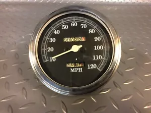 Harley Davidson Drag Specialties 89-95 Face FL Style Speedometer DS-243845 - Picture 1 of 19