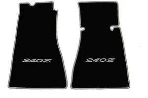 Fußmatten für Datsun 240Z Autoteppich Velour  Logo Grau - Bild 1 von 1