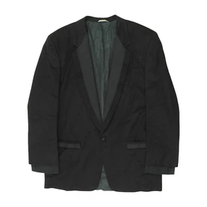 Gianni Versace Blazer Jacket | Vintage Mens Black Designer Formal Dinner Suit - Picture 1 of 4