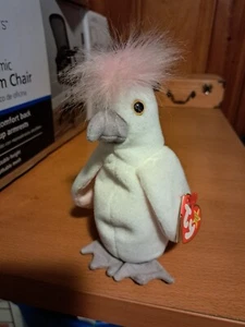 Original Ty Beanie Baby seltener Kuku Vogel von 1997 und Canyon der Puma ist 1998 - Bild 1 von 10