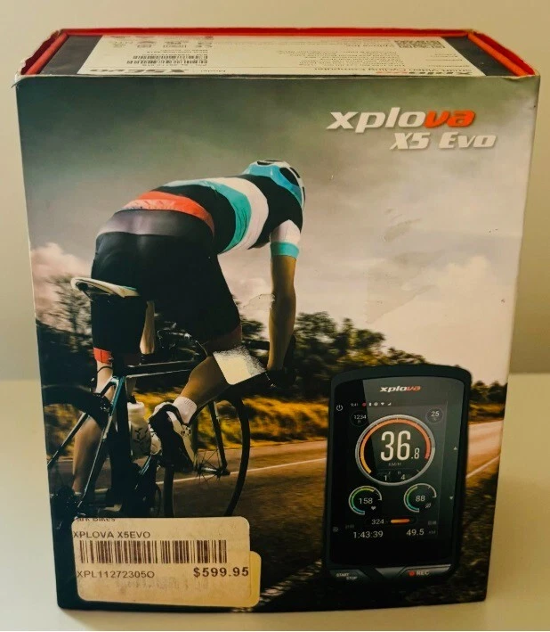 XPLOVA X5 Evo GPS Bike Computer with Camera BRAND NEW UNUSED Free Tracked Post - Image 1 of 4