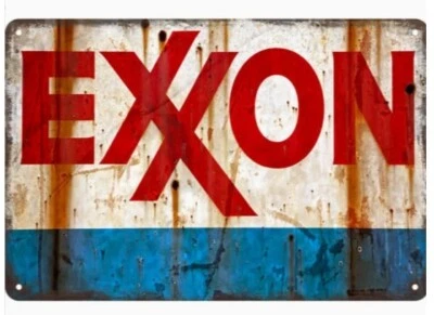 BANGIN' MEATS Exxon Aluminum Weatherproof Vintage Sign