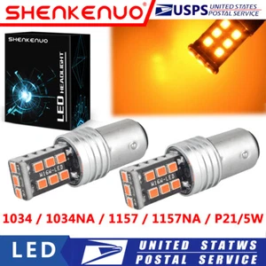 For Honda Magna VF700C VF750 VF750C 2X 1034 LED Front Turn Signal Light Bulbs US - Picture 1 of 12