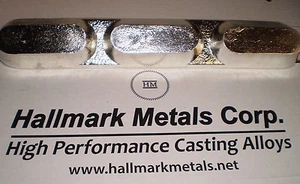 Pewter casting ingot alloy Hallmark Metals Britannia for jewelry by the bar 928 - Picture 1 of 8