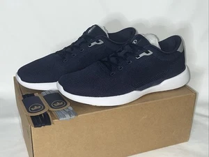NUEVAS Tenis Para Hombre Peter Millar Azul/Blanco Deslizamiento V3 Tejidas Talla 11.5 ME0EF06 11 1/2 - Imagen 1 de 11