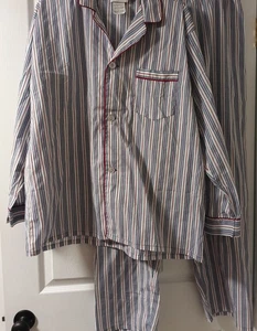 McGregor Classic Herren Pyjama gestreift Gr. XL Langarm & Bein Baumwollmischung - Bild 1 von 8