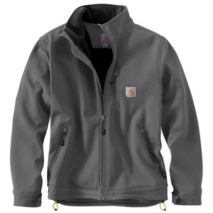 Carhartt Crowley Jacket Men Size Large Charcoal Grey Soft Shell - Picture 1 of 7