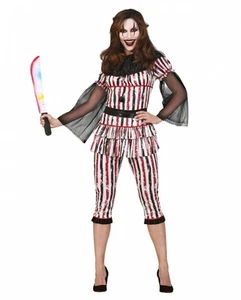 Halloween Clown Damenkostüm mit kurzer Hose - Bild 1 von 6