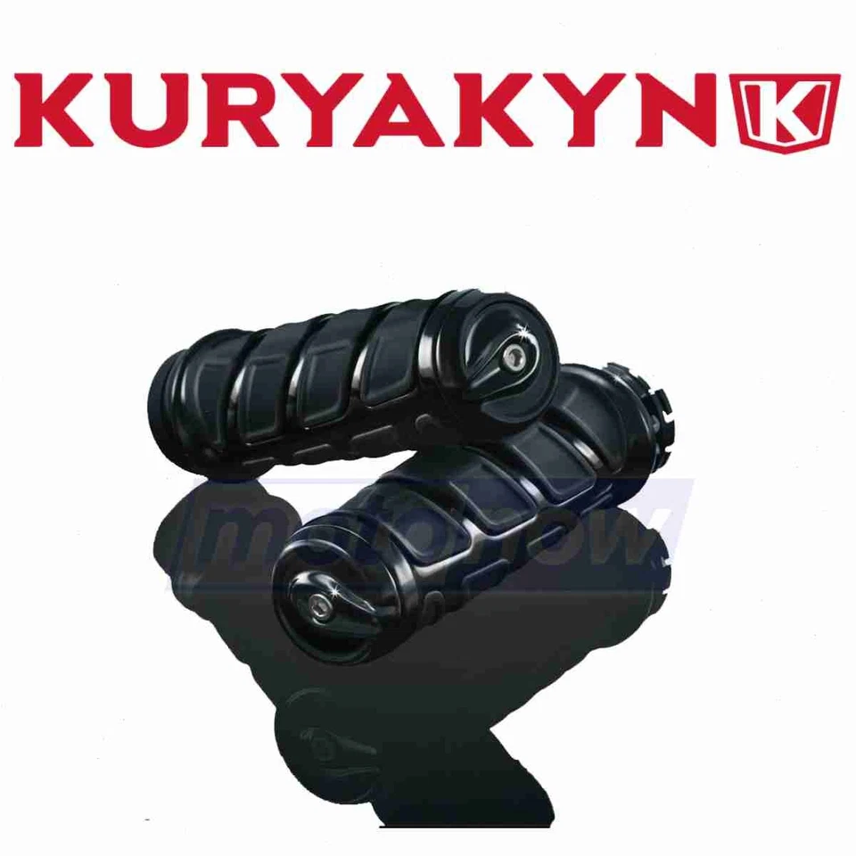 Kuryakyn Kinetic Grips for 2010-2016 Honda VT1300CRA Stateline ABS - Control ha Foto 1 de 4