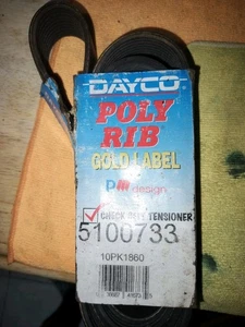 Serpentine Belt Dayco 5100733 fits 1998 Mack CH 11.9L--6 - Bild 1 von 1