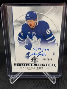 2024-25 SP Authentic Marshall Rifai Future Watch Auto Inscribed #49/999 - Picture 1 of 2