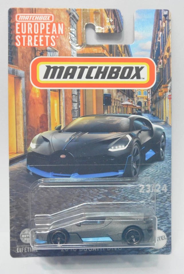 2024 Mattel Matchbox European Streets Diecast car 2018 Bugatti DIVO - Image 1 of 1