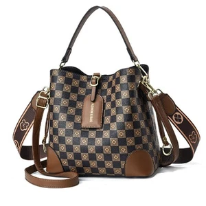 Cross Body Bag Purses for Women - PU Leather Crossbody Bucket Bag with Two Ad... - Bild 1 von 6