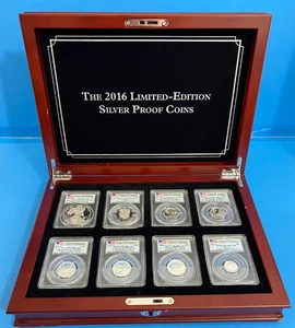 2016 Limited-Edition Silver Proof Coins Set First Strike PCGS PR 70 DCAM - Picture 1 of 24