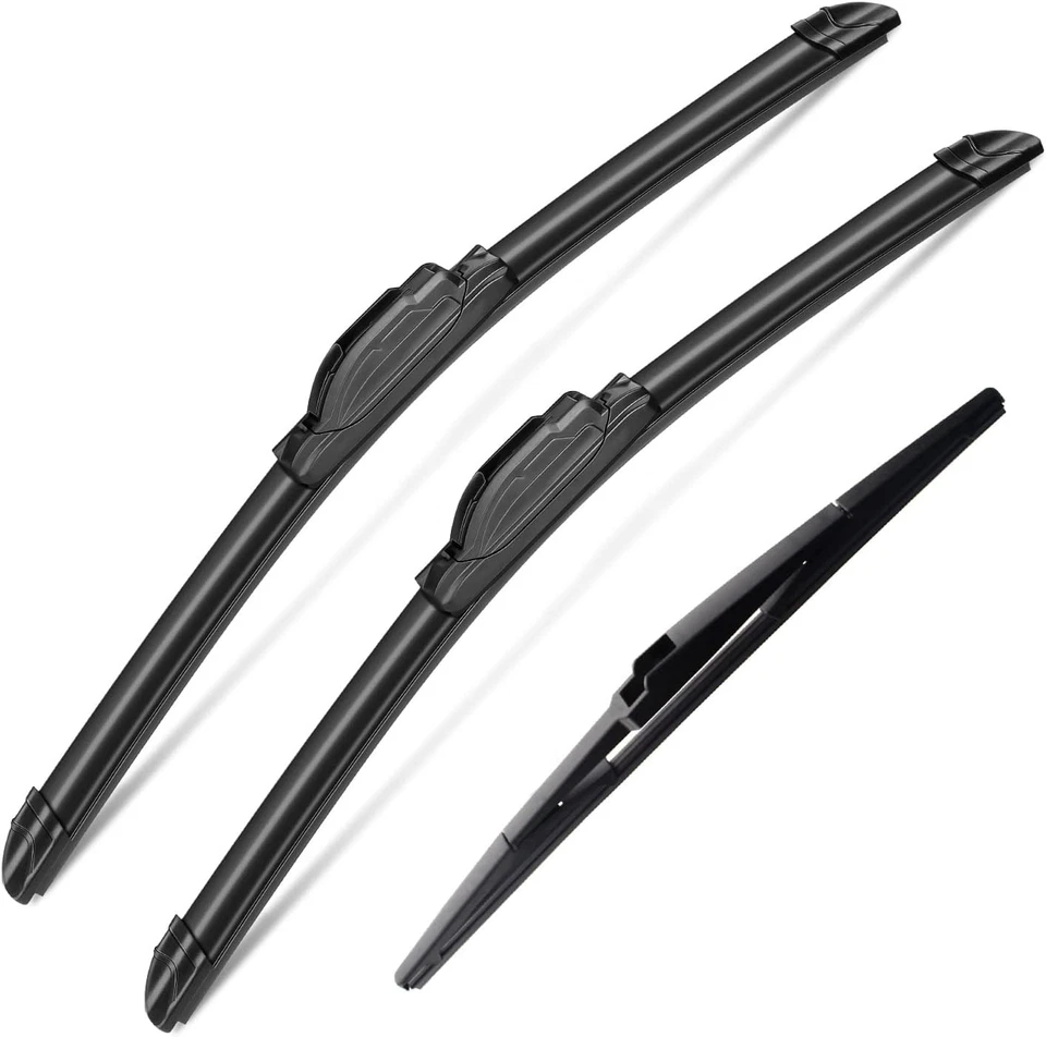 3Pcs Windshield Wipers for Jeep Wangler 2007-2017, Jeep Wrangler JK 2008-2018 - Изображение 1 из 4