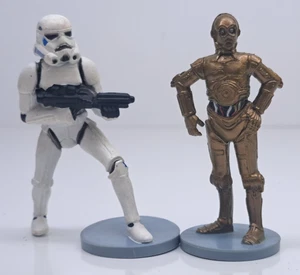 Disney Star Wars C-3PO + Storm Trooper Cake Topper - Imagen 1 de 9
