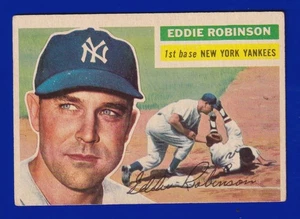 Eddie Robinson Yankees 1956 Topps #302 Good/Very Good - Bild 1 von 2