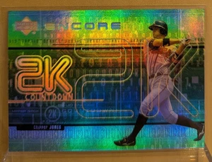 1999 Upper Deck Encore 2K COUNTDOWN #6 Chipper Jones Refractor HOF RARE INSERT - Bild 1 von 2