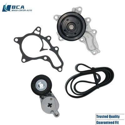 Kit de polea loca tensor de correa de bomba de agua del motor para Toyota Camry Scion tC Foto 1 de 4