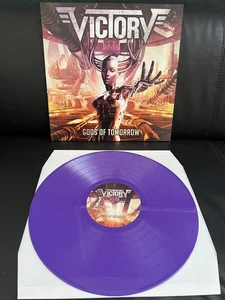 VICTORY/Gods of tomorrow-LP-Vinyl:M /Cover: M / LIM. PURPLE VINYL OF 200 COPIES - Bild 1 von 17