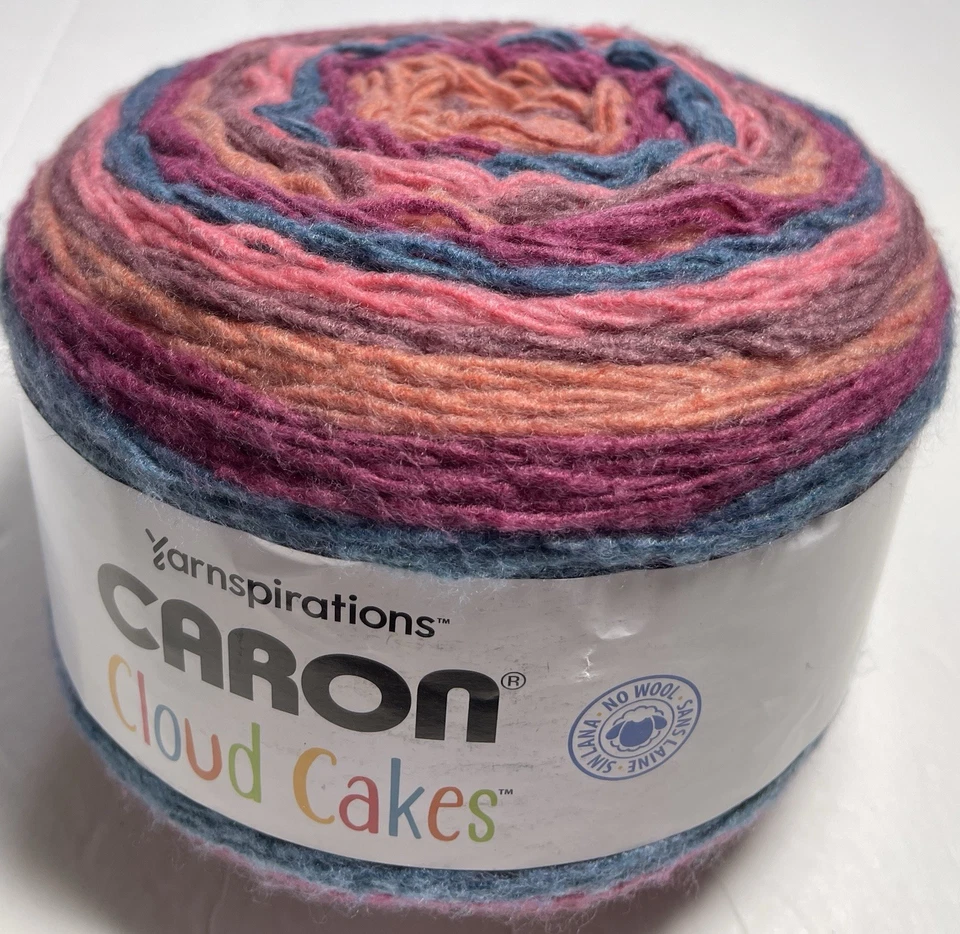 Lot 3 Yarnspirations Caron Cotton Cakes High Tide Blue Green 8.8oz 250g 530yd