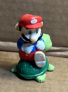 Vintage 1989 Super Mario Bros with Turtle PVC Figur Applause Cake Topper Nintendo - Bild 1 von 8