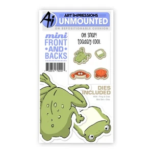 NUEVO - Impresiones artísticas SIN MONTAR ~ Juego de ranas y cangrejos ~ 4836 - Imagen 1 de 1