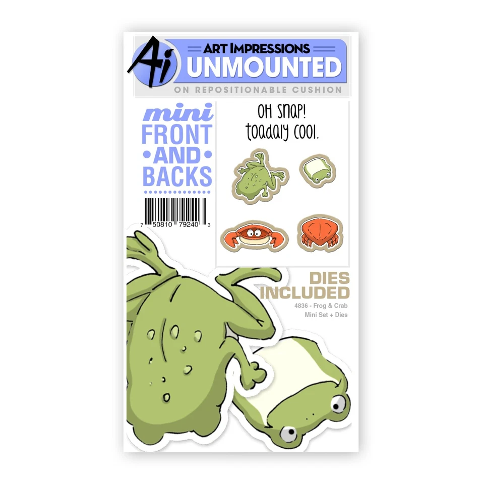 全新 - 未安装艺术印象 ~ 青蛙和螃蟹套装 ~ 4836 — 第 1/1 张图片