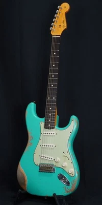 Fender Custom Shop 1960 Stratocaster Heavy Relic Sea Foam Green 2022 E,Guitar - image 1 of 4