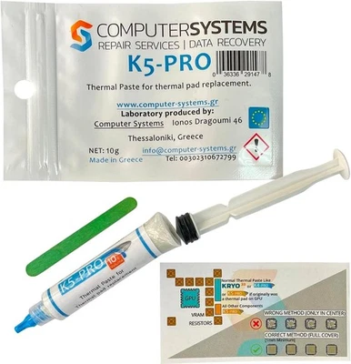 K5 PRO 10g Syringe Viscous Thermal Paste for Pad Replacement Liquid...  - Image 1 of 4