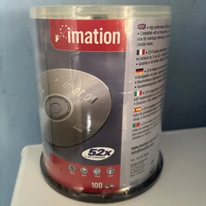 100 High Perform CD-R 1x-52x Recordable Media Music Data Photo Video 700mb 80min - Picture 1 of 4