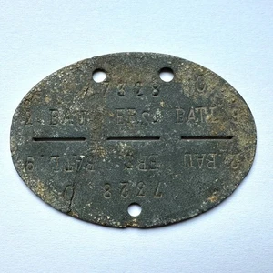 Spare construction battalion badge 2.BAU.ERS.BATL.9, 0, №7328 WW2 - Picture 1 of 3