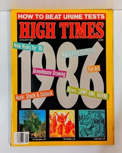 Vintage High Times Magazine January 1986 Issue 126 Robert Crumb Free Shipping  - Bild 1 von 4