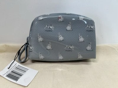 Vera Bradley Icónico Mini Cúpula Vinilo Estuche Cosmético Cremallera Feliz Liebre Ditsy Nuevo con Etiquetas Foto 1 de 4