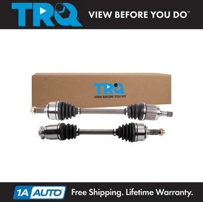 TRQ Front CV Axle Shaft Set Fits 2009-2013 Honda Fit - Image 1 of 4