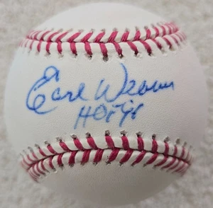 Earl Weaver Signed Baseball, "HOF 96", Orioles Manager PSA/DNA Cert - Picture 1 of 5