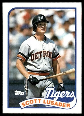 1989 Topps Scott Lusader Detroit Tigers #487 - Image 1 of 2