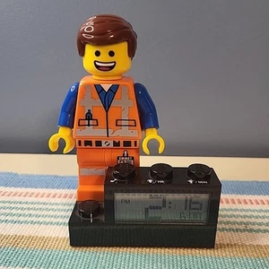 The Lego Movie 2 Brickowski Emmet Minifigure Talking Digital Alarm Clock 2018 - Picture 1 of 12